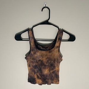 SHEIN bleached black tank size S